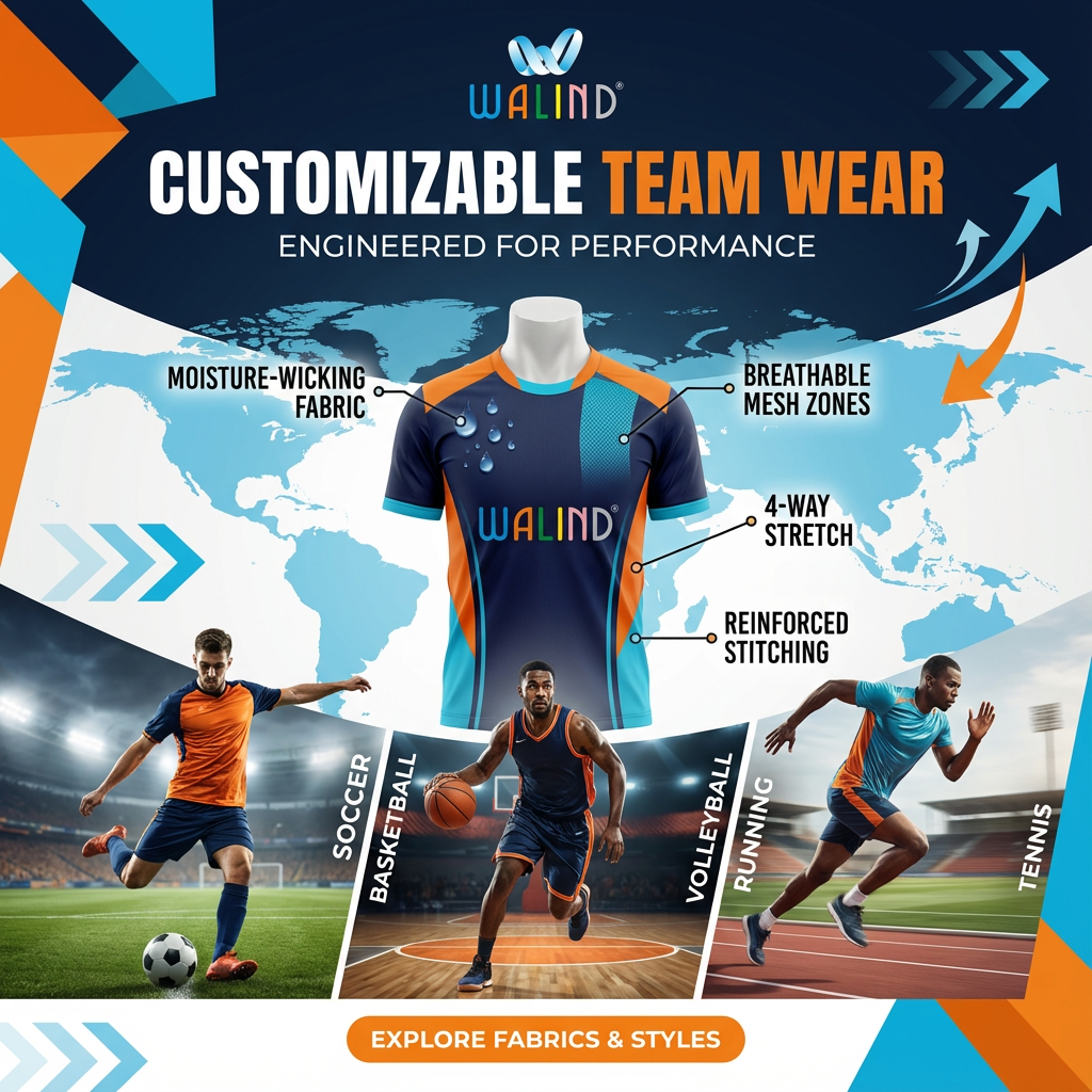 Sports Jersey - Customizable Team Wear